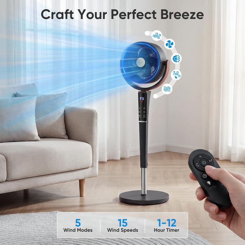 BREEZ Bedroom Pedestal Fan